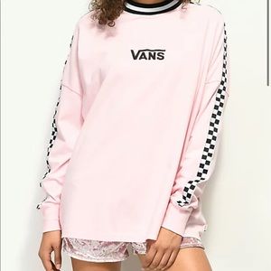 Vans lazy oaf checkerboard long sleeve shirt
